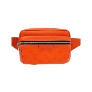 Louis Vuitton Taiga Black Leather Rama Bum Bag Outdoor Body